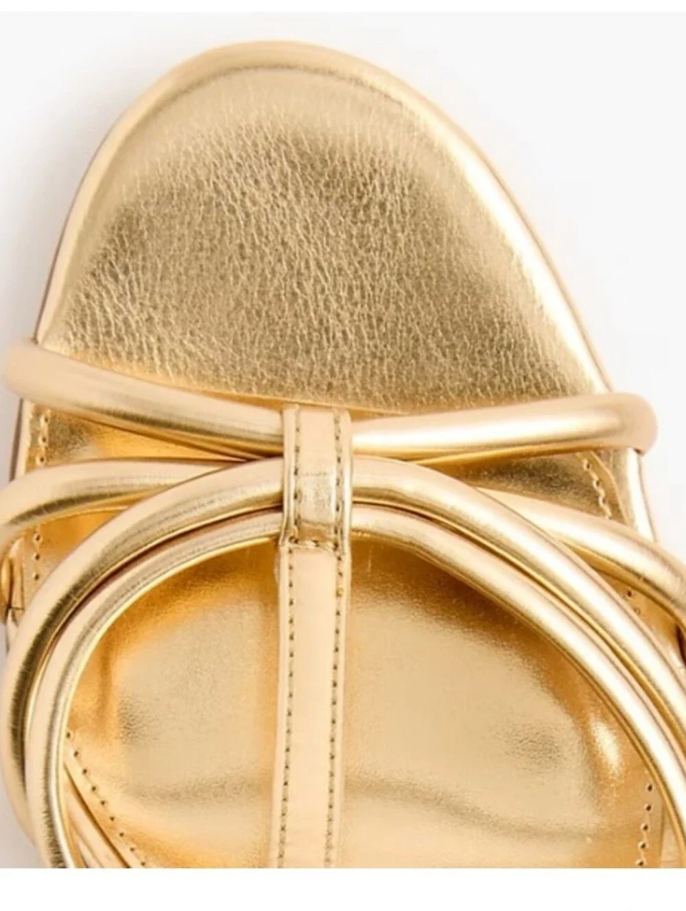 J. Crew Metallic Gold T-Strap Block Heel Sandals In Sunkissed Gold